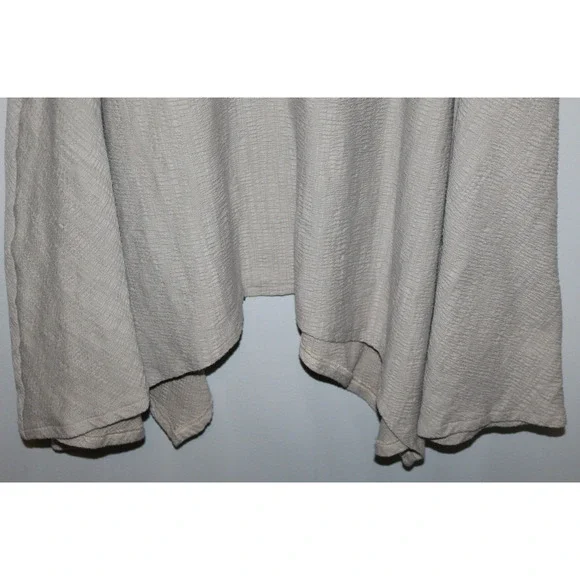 Farmhouse Frocks Cold Shoulder Lagonlook Oversized Tunic Top Tan Plus Size XXXL - Picture 11 of 16